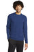Sport-Tek Mens Exchange 1.5 Long Sleeve Crewneck T-Shirt Heather True Royal Blue Front