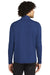 Sport-Tek Mens Exchange 1.5 Long Sleeve 1/4 Zip T-Shirt Heather True Royal Blue Side