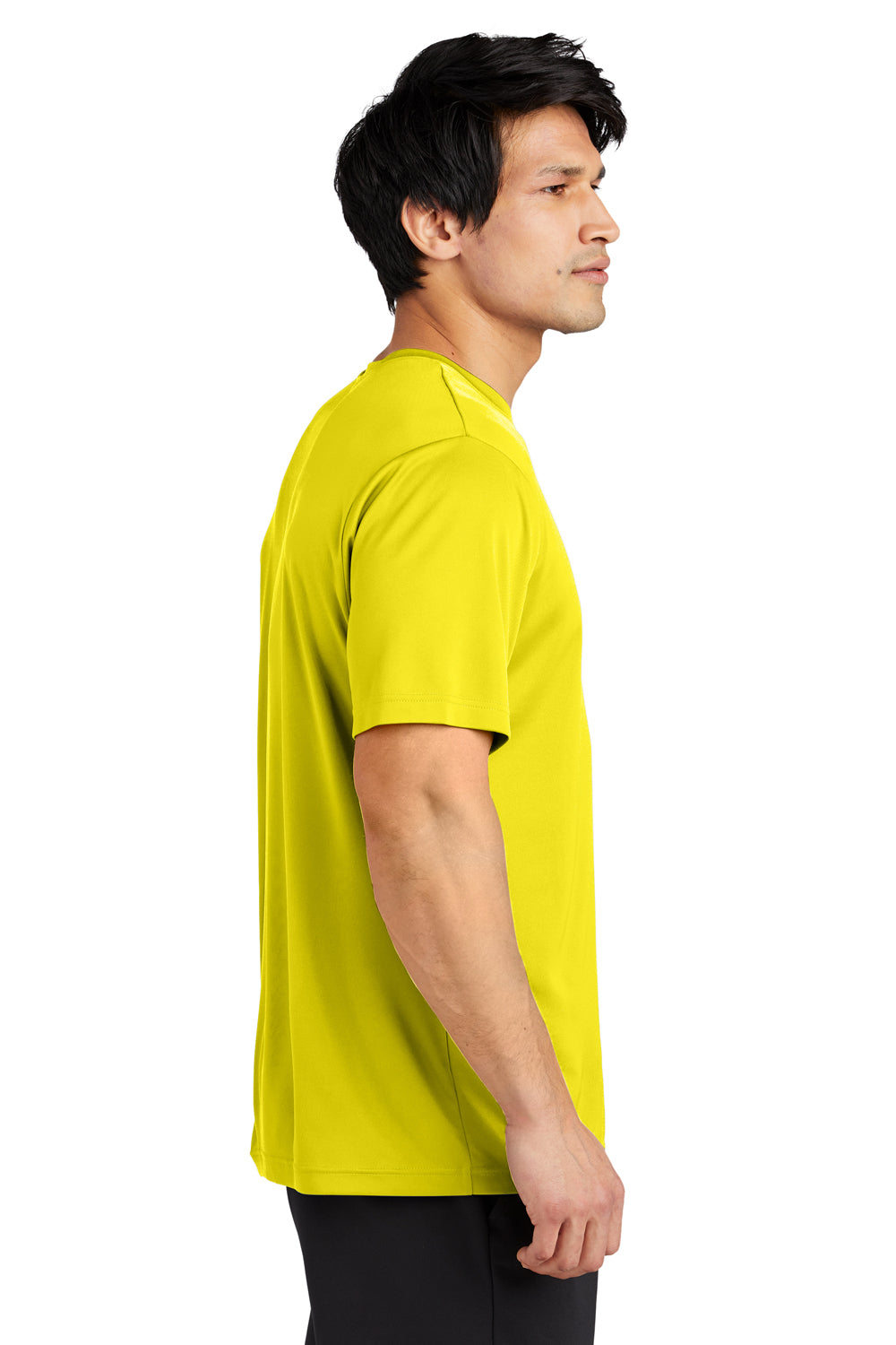 Sport-Tek ST720 Re-Compete PosiCharge Short Sleeve Crewneck T-Shirt Neon Yellow Side