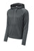 Sport-Tek ST730 Mens Re-Compete Fleece Hooded Sweatshirt Hoodie Iron Grey Flat Front