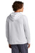 Sport-Tek ST730 Mens Re-Compete Fleece Hooded Sweatshirt Hoodie White Back