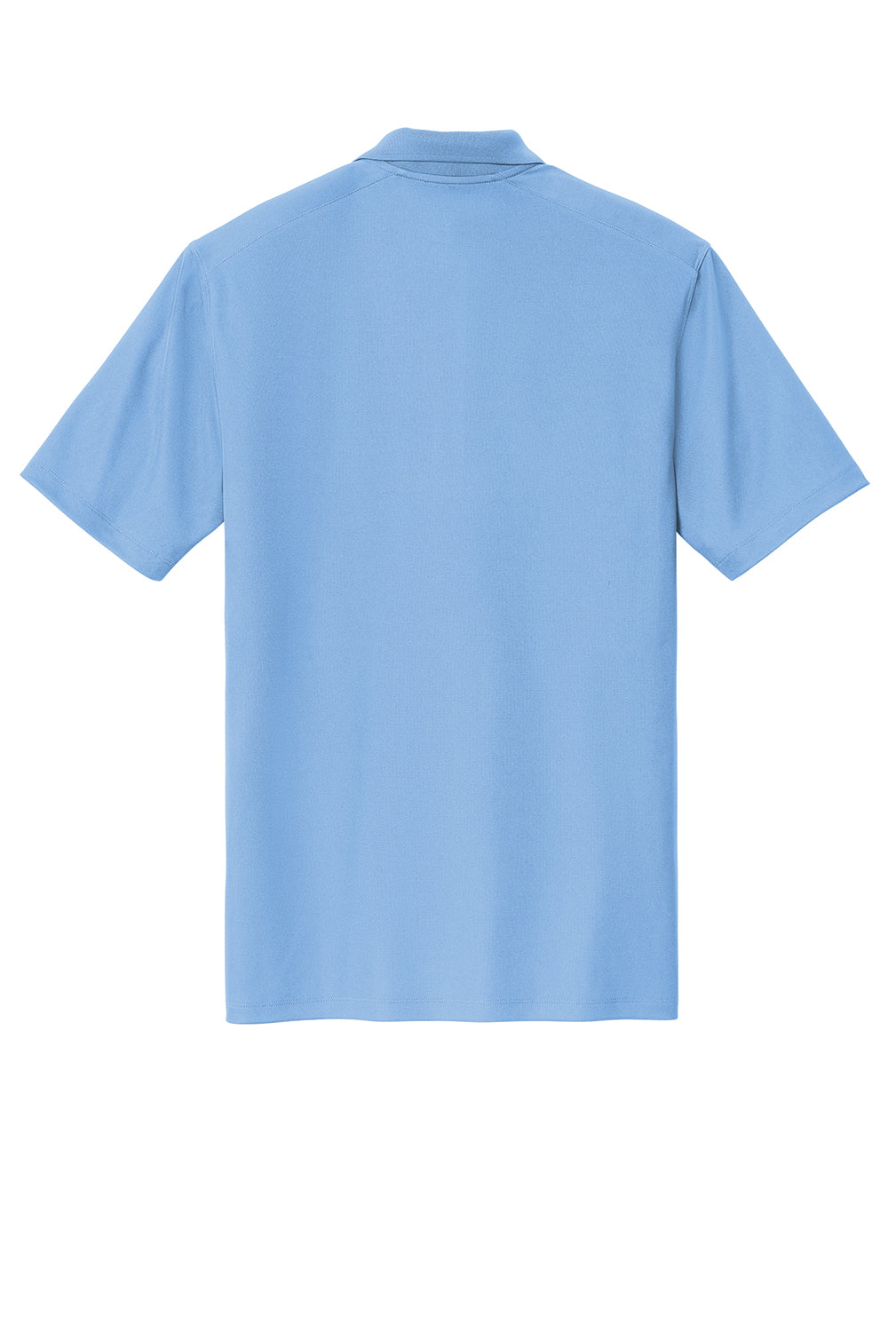 Sport-Tek ST740 Mens UV Micropique Short Sleeve Polo Shirt Carolina Blue Flat Back