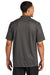 Sport-Tek ST740 Mens UV Micropique Short Sleeve Polo Shirt Graphite Grey Back