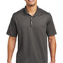 Sport-Tek Mens Moisture Wicking Micropique Short Sleeve Polo Shirt - Graphite Grey