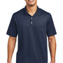 Sport-Tek Mens Moisture Wicking Micropique Short Sleeve Polo Shirt - True Navy Blue
