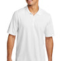 Sport-Tek Mens Moisture Wicking Micropique Short Sleeve Polo Shirt - White - NEW
