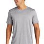 Sport-Tek Mens Echo Moisture Wicking Short Sleeve Crewneck T-Shirt - Heather Grey