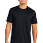 Sport-Tek Mens Echo Moisture Wicking Short Sleeve Crewneck T-Shirt - Black