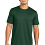Sport-Tek Mens Echo Moisture Wicking Short Sleeve Crewneck T-Shirt - Forest Green