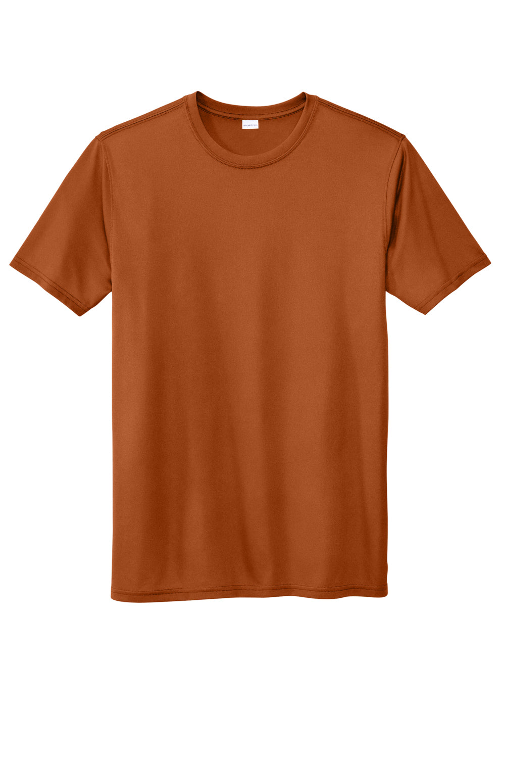 Sport-Tek ST760 Echo Short Sleeve Crewneck T-Shirt Texas Orange Flat Front