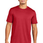 Sport-Tek Mens Echo Moisture Wicking Short Sleeve Crewneck T-Shirt - True Red