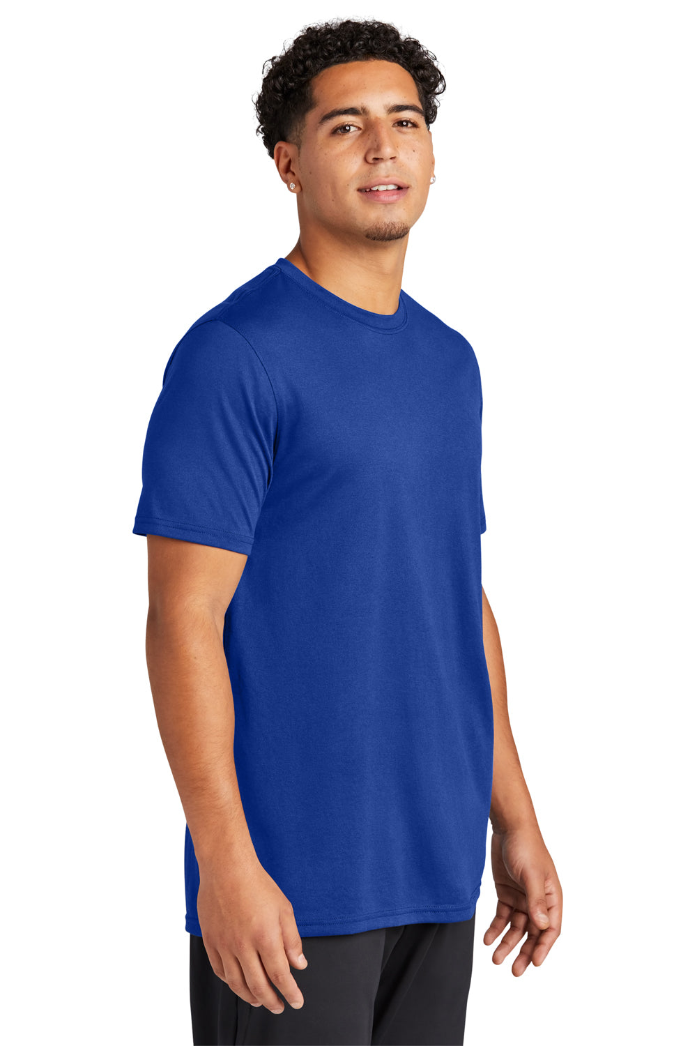 Sport-Tek ST760 Echo Short Sleeve Crewneck T-Shirt True Royal Blue 3Q