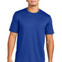 Sport-Tek Mens Echo Moisture Wicking Short Sleeve Crewneck T-Shirt - True Royal Blue