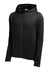 Sport-Tek ST870 Circuit Full Zip Hooded Sweatshirt Hoodie Deep Black Flat Front