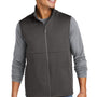 Sport-Tek Mens Water Resistant Full Zip Soft Shell Vest - Graphite Grey - NEW