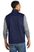 Sport-Tek ST981 Mens Full Zip Soft Shell Vest True Navy Blue Back