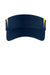 Sport-Tek STC13 Dry Zone Colorblock Visor True Navy Blue/Gold Front