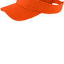 Sport-Tek Mens Moisture Wicking RacerMesh Adjustable Visor - Neon Orange