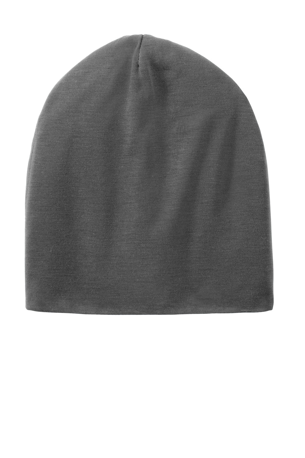 Sport-Tek STC35 PosiCharge Competitor Jersey Knit Slouch Beanie Dark Smoke Grey Front