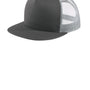 Sport-Tek Mens Adjustable Trucker Hat - Graphite Grey/White