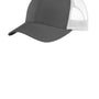 Sport-Tek Mens Adjustable Trucker Hat - Graphite Grey/White