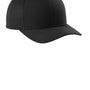 Sport-Tek Mens Curve Bill Snapback Hat - Black