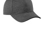 Sport-Tek Mens Contender Moisture Wicking Snapback Hat - Heather Graphite Grey/Black