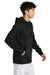 Sport-Tek STF200 Mens Drive Fleece Hooded Sweatshirt Hoodie Black Side