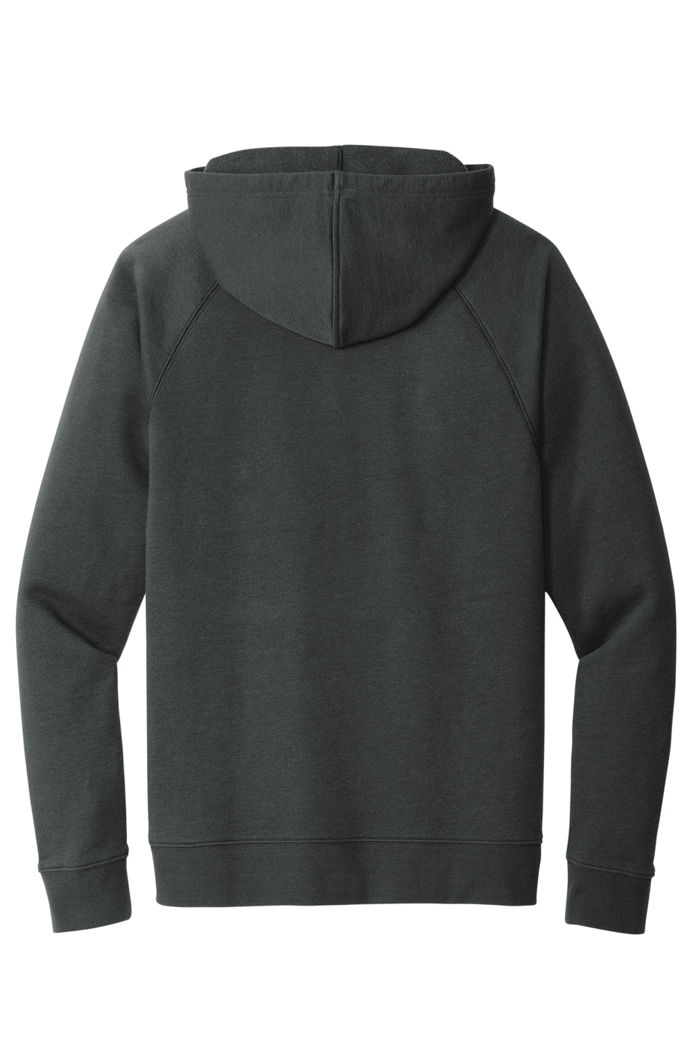 Sport-Tek STF200 Mens Drive Fleece Hooded Sweatshirt Hoodie Charcoal Grey Flat Back