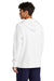 Sport-Tek STF200 Mens Drive Fleece Hooded Sweatshirt Hoodie White Back