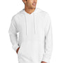 Sport-Tek Mens Drive Fleece Hooded Sweatshirt Hoodie - White