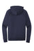 Sport-Tek STF201 Mens Drive Fleece Full Zip Hooded Sweatshirt Hoodie True Navy Blue Flat Back