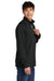Sport-Tek STF202 Mens Drive Fleece 1/4 Zip Sweatshirt Black Side
