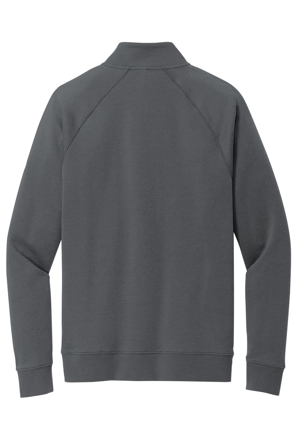 Sport-Tek STF202 Mens Drive Fleece 1/4 Zip Sweatshirt Dark Smoke Grey Flat Back