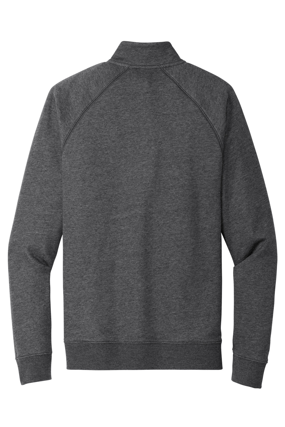 Sport-Tek STF202 Mens Drive Fleece 1/4 Zip Sweatshirt Heather Graphite Grey Flat Back