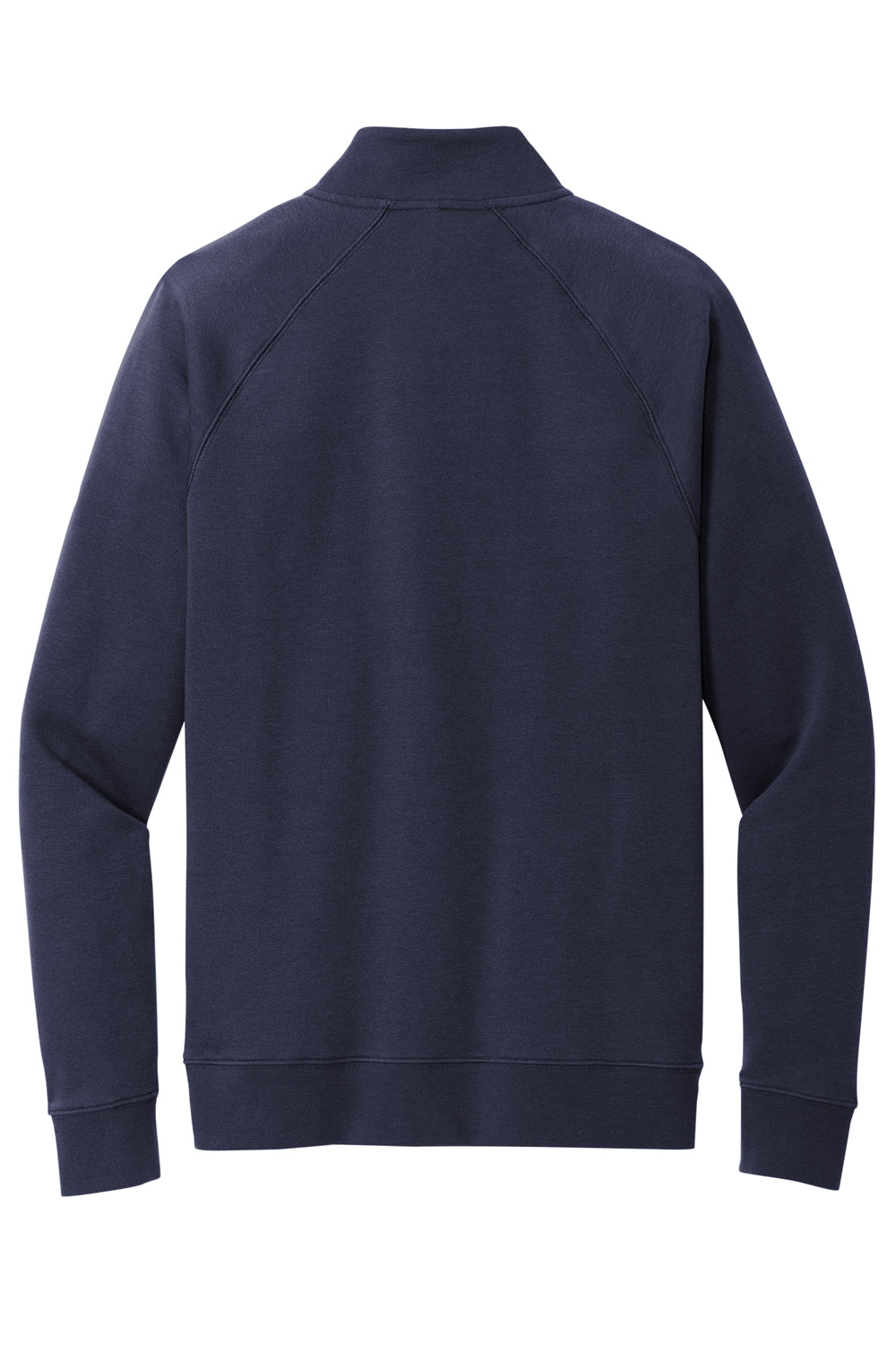 Sport-Tek STF202 Mens Drive Fleece 1/4 Zip Sweatshirt True Navy Blue Flat Back