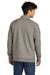 Sport-Tek STF202 Mens Drive Fleece 1/4 Zip Sweatshirt Heather Vintage Grey Back