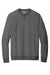 Sport-Tek STF203 Mens Drive Fleece Crewneck Sweatshirt Heather Graphite Grey Flat Front
