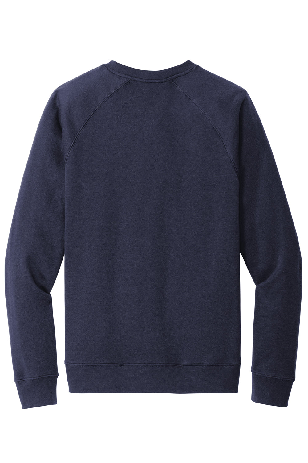 Sport-Tek STF203 Mens Drive Fleece Crewneck Sweatshirt True Navy Blue Flat Back