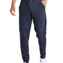 Sport-Tek Mens Drive Fleece Jogger Sweatpants w/ Pockets - True Navy Blue