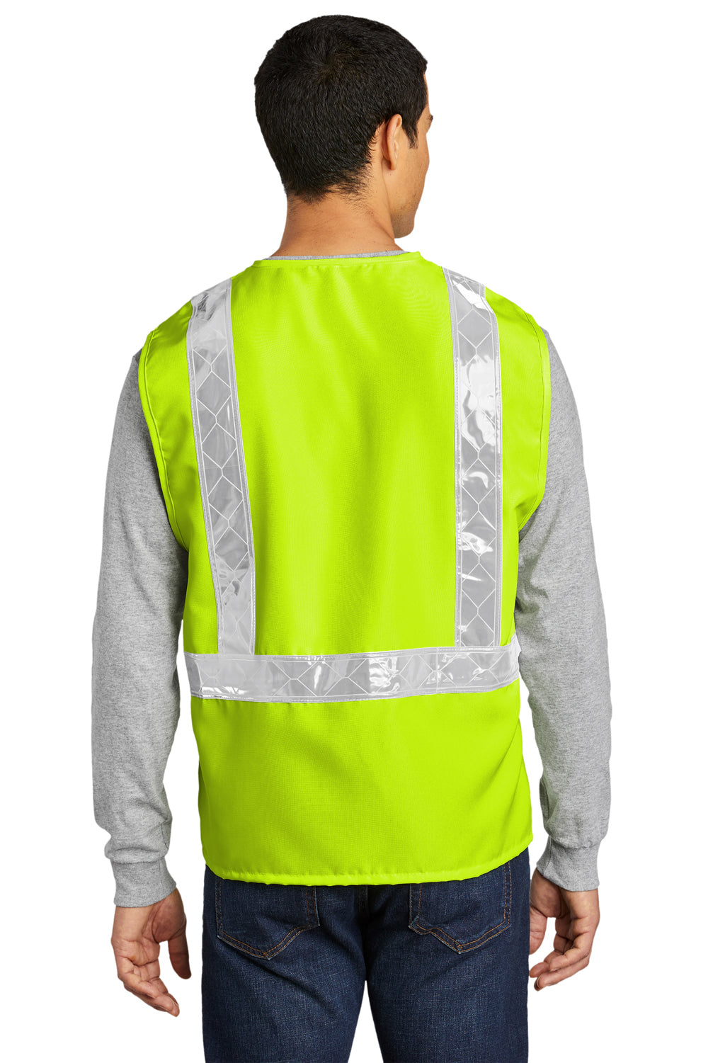 Port Authority SV01 Enhanced Visibility Vest Safety Yellow Back