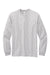Volunteer Knitwear VL100LS USA Made All American Long Sleeve Crewneck T-Shirts Heather Grey Flat Front