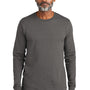 Volunteer Knitwear Mens USA Made All American Long Sleeve Crewneck T-Shirt - Steel Grey