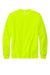 Volunteer Knitwear VL100LS USA Made All American Long Sleeve Crewneck T-Shirts Safety Green Flat Front
