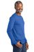 Volunteer Knitwear VL100LS USA Made All American Long Sleeve Crewneck T-Shirts True Royal Blue Side