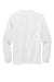 Volunteer Knitwear VL100LS USA Made All American Long Sleeve Crewneck T-Shirts White Flat Back