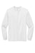 Volunteer Knitwear VL100LS USA Made All American Long Sleeve Crewneck T-Shirts White Flat Front