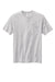 Volunteer Knitwear VL100P USA Made All American Short Sleeve Crewneck T-Shirt w/ Pocket Heather Grey Flat Front