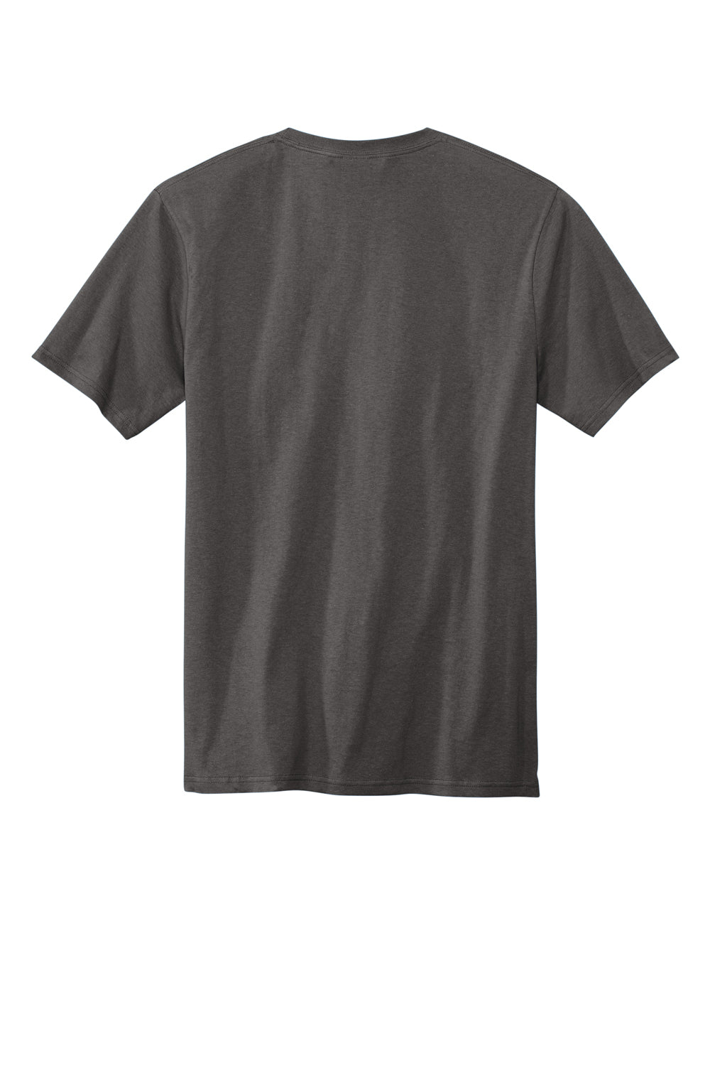 Volunteer Knitwear VL100P USA Made All American Short Sleeve Crewneck T-Shirt w/ Pocket Steel Grey Flat Back
