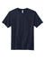 Volunteer Knitwear VL100P USA Made All American Short Sleeve Crewneck T-Shirt w/ Pocket Strong Navy Blue Flat Front